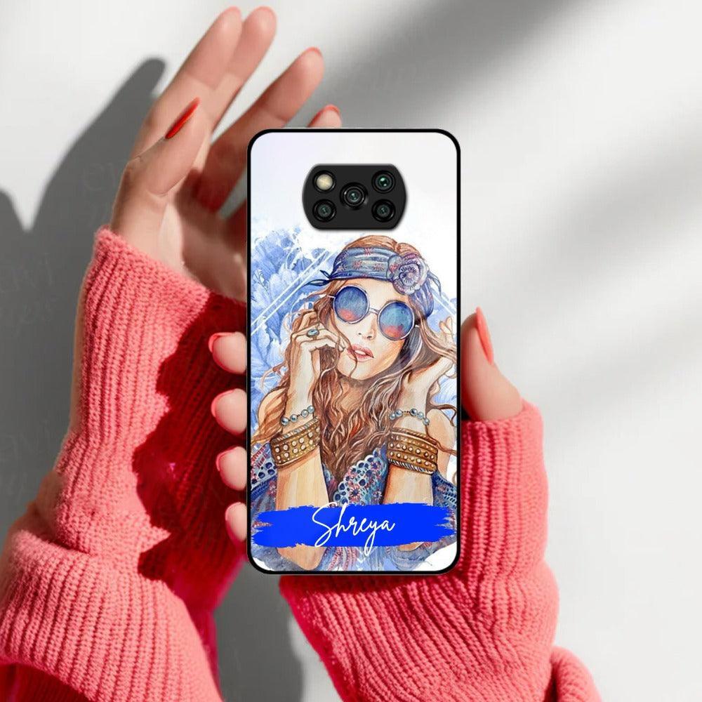 Bindass Babe Customize Glass Case Cover For Poco - ShopOnCliQ