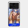 Bindass Babe Customize Glass Case Cover For Poco X6 Pro 5G