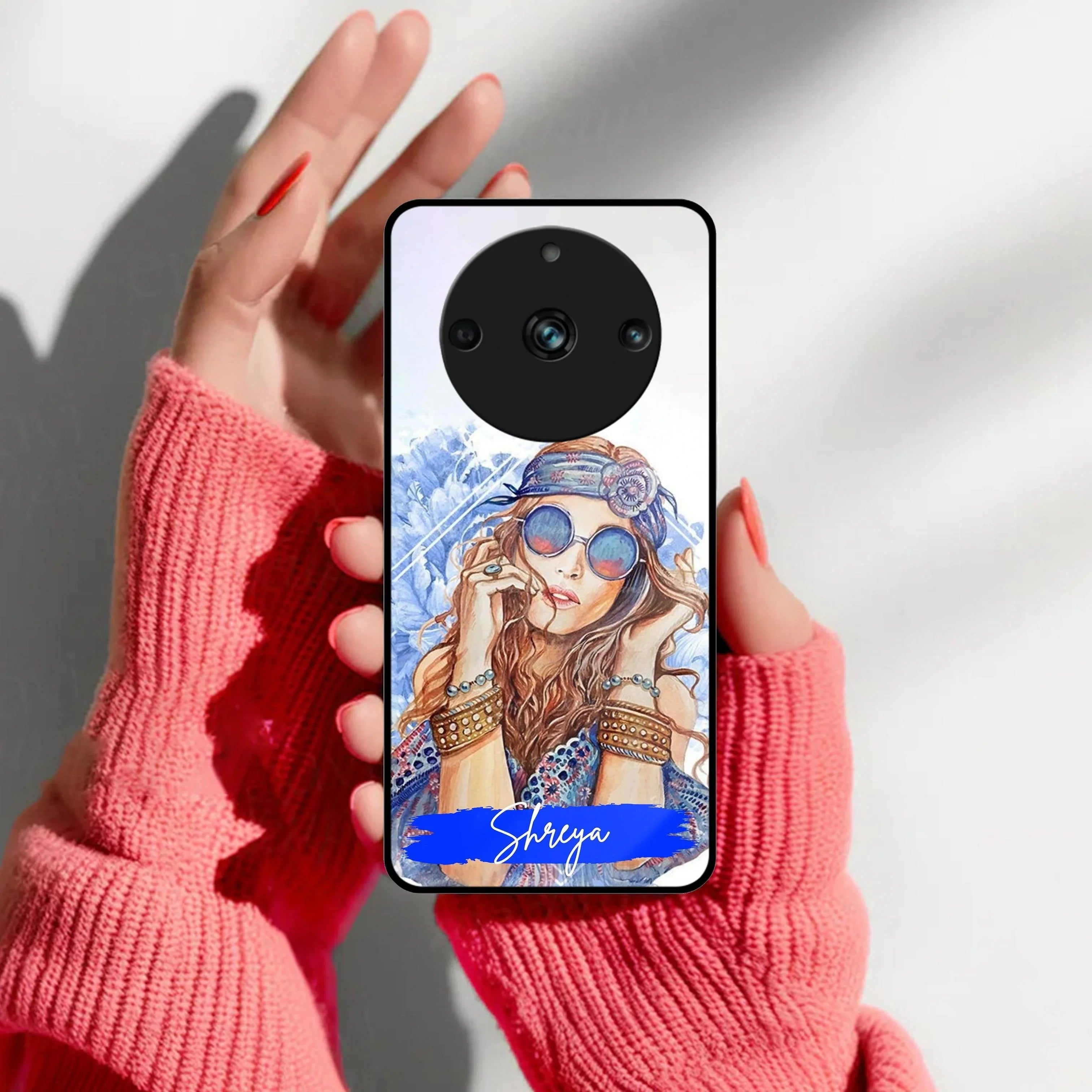 Bindass Babe Customize Glass Case Cover For Realme/Narzo - ShopOnCliQ