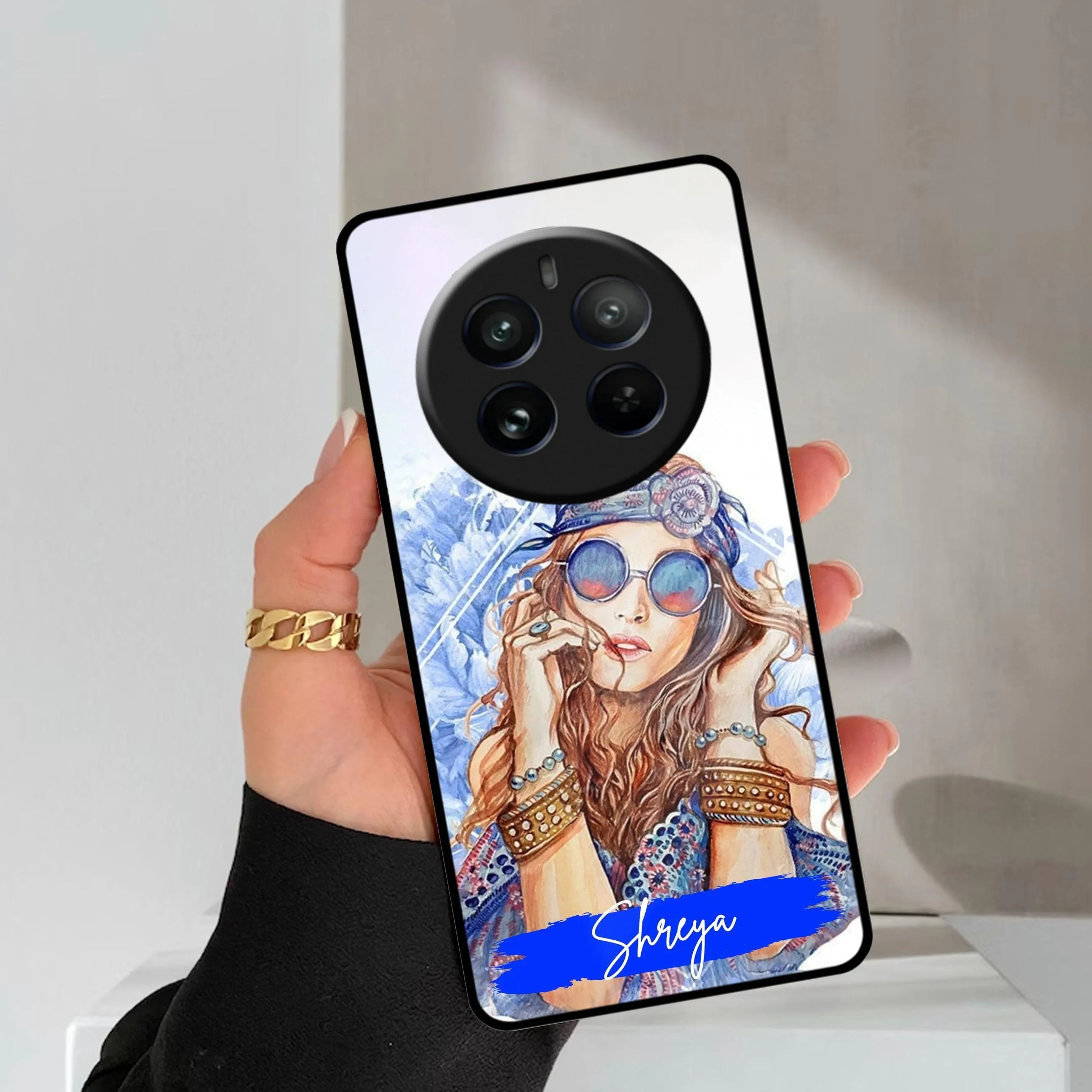 Bindass Babe Customize Glass Case Cover For Realme/Narzo - ShopOnCliQ