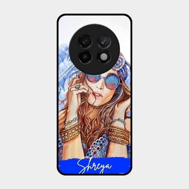 Bindass Babe Customize Glass Case Cover For Realme 13 Plus 5G