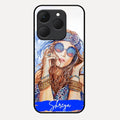 Bindass Babe Customize Glass Case Cover For Realme 15T 5G