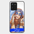 Bindass Babe Customize Glass Case Cover For Realme C35