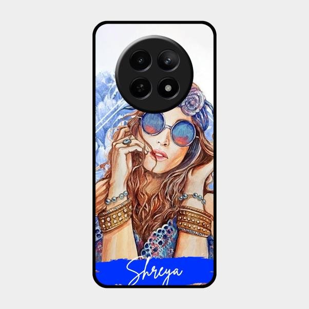 Bindass Babe Customize Glass Case Cover For Realme C65 5G