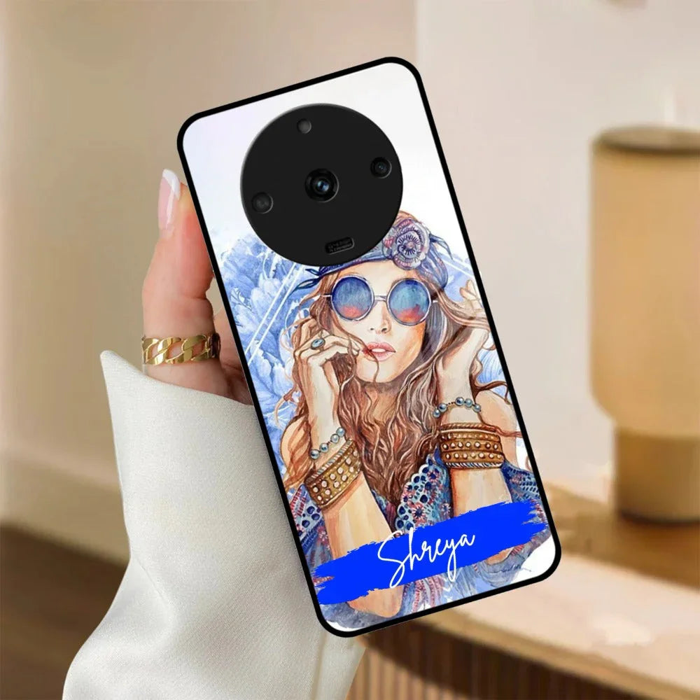Bindass Babe Customize Glass Case Cover For Realme/Narzo - ShopOnCliQ