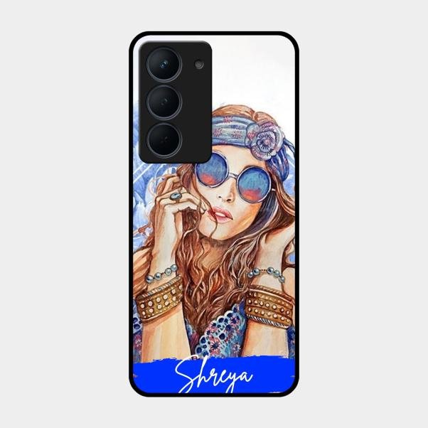 Bindass Babe Customize Glass Case Cover For Realme Narzo 80X 5G
