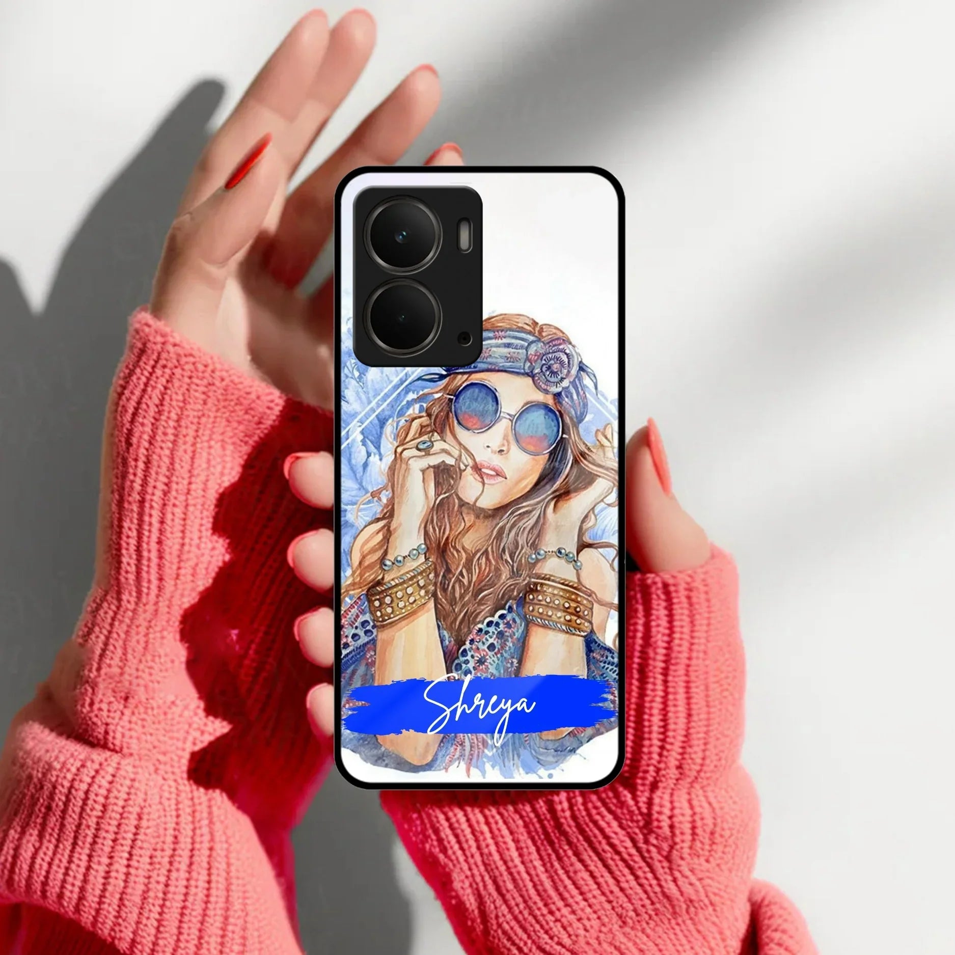 Bindass Babe Customize Glass Case Cover For Realme/Narzo - ShopOnCliQ