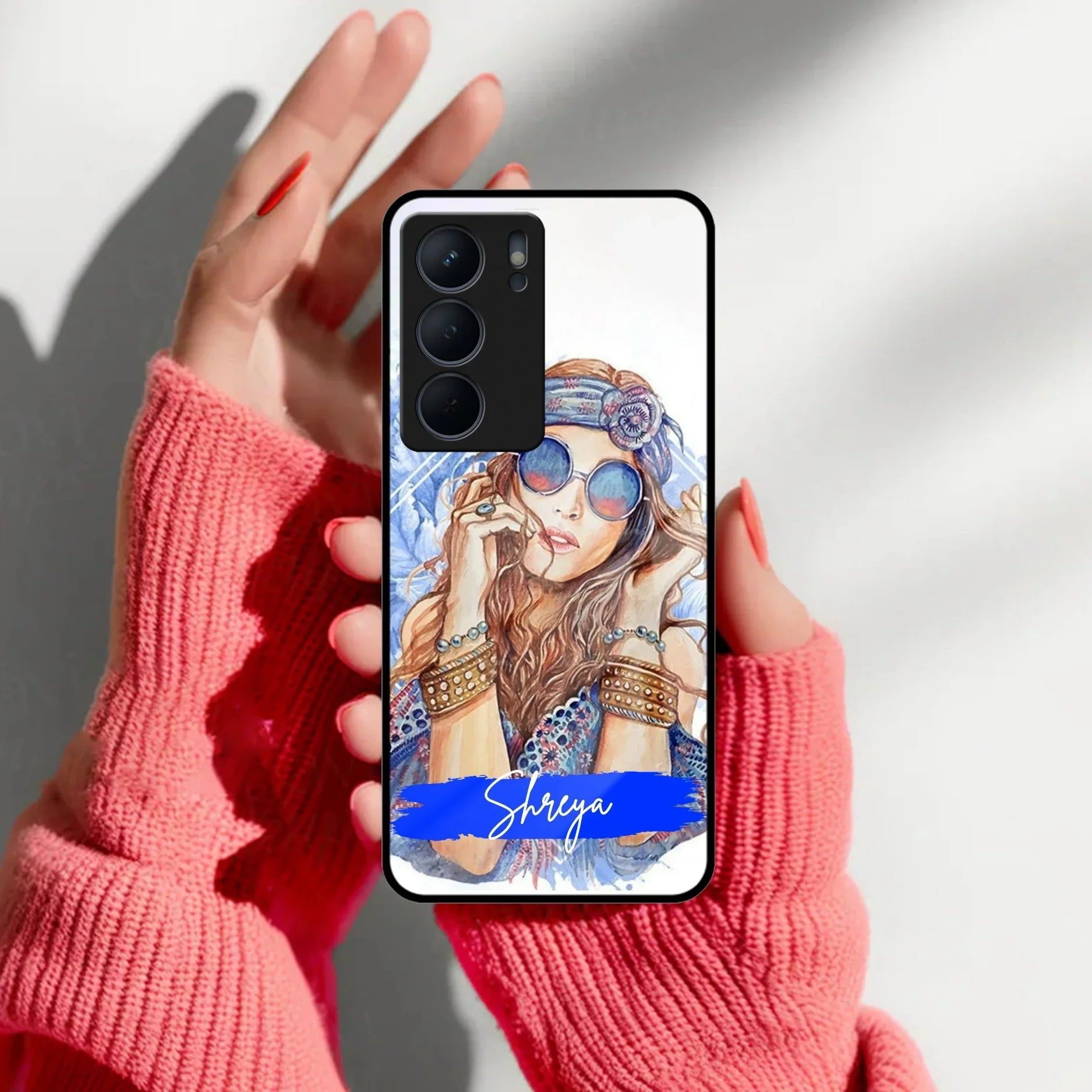 Bindass Babe Customize Glass Case Cover For Realme/Narzo - ShopOnCliQ