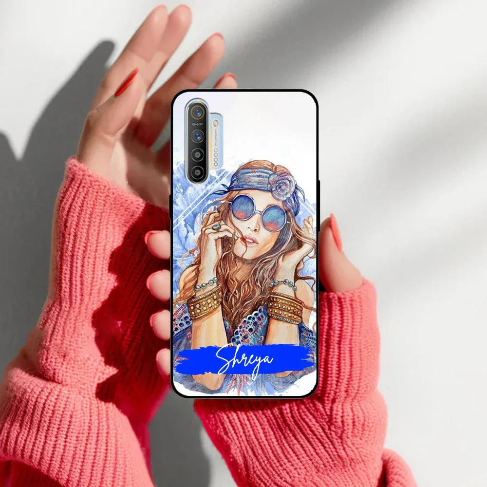 Bindass Babe Customize Glass Case Cover For Realme/Narzo - ShopOnCliQ