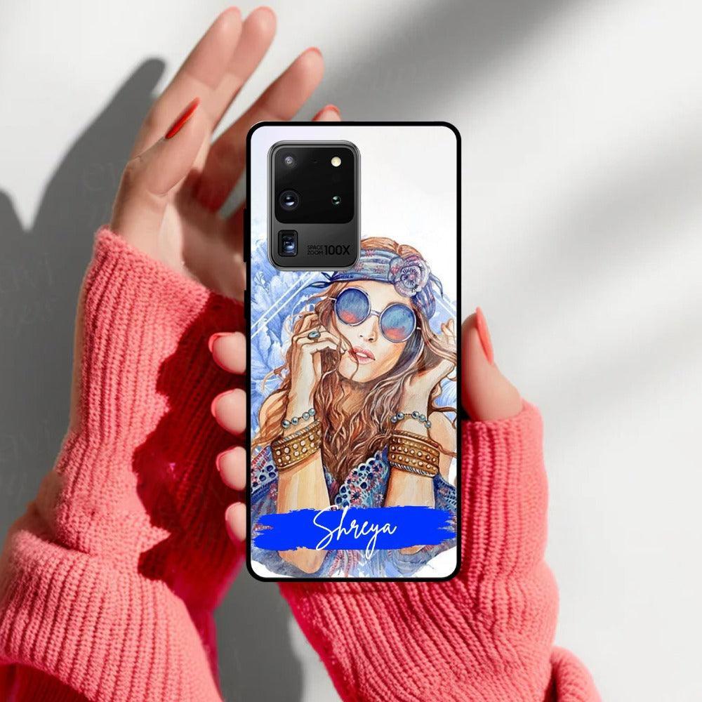 Bindass Babe Customize Glass Case Cover For Samsung - ShopOnCliQ