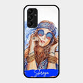 Bindass Babe Customize Glass Case Cover For Samsung Galaxy A14 5G