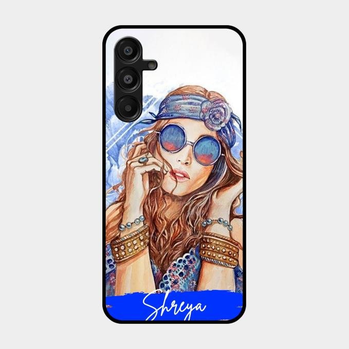 Bindass Babe Customize Glass Case Cover For Samsung Galaxy A16 5G