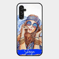 Bindass Babe Customize Glass Case Cover For Samsung Galaxy M34 5G