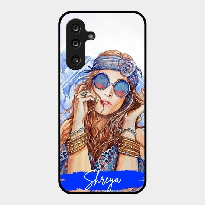 Bindass Babe Customize Glass Case Cover For Samsung Galaxy M56 5G