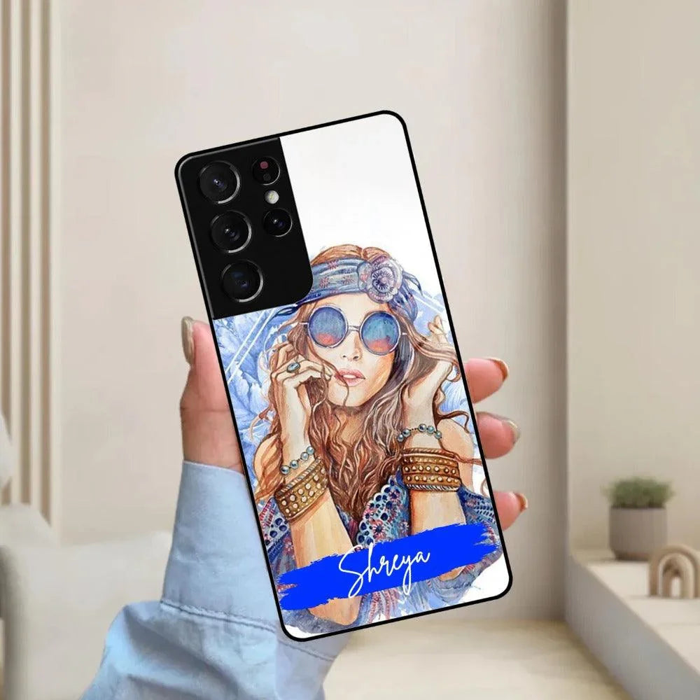 Bindass Babe Customize Glass Case Cover For Samsung - ShopOnCliQ