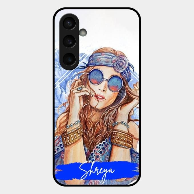 Bindass Babe Customize Glass Case Cover For Samsung Galaxy S23 Fe 5G