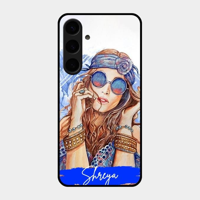 Bindass Babe Customize Glass Case Cover For Samsung Galaxy S24 Plus 5G