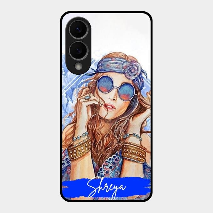Bindass Babe Customize Glass Case Cover For Samsung Galaxy S25 Edge 5G