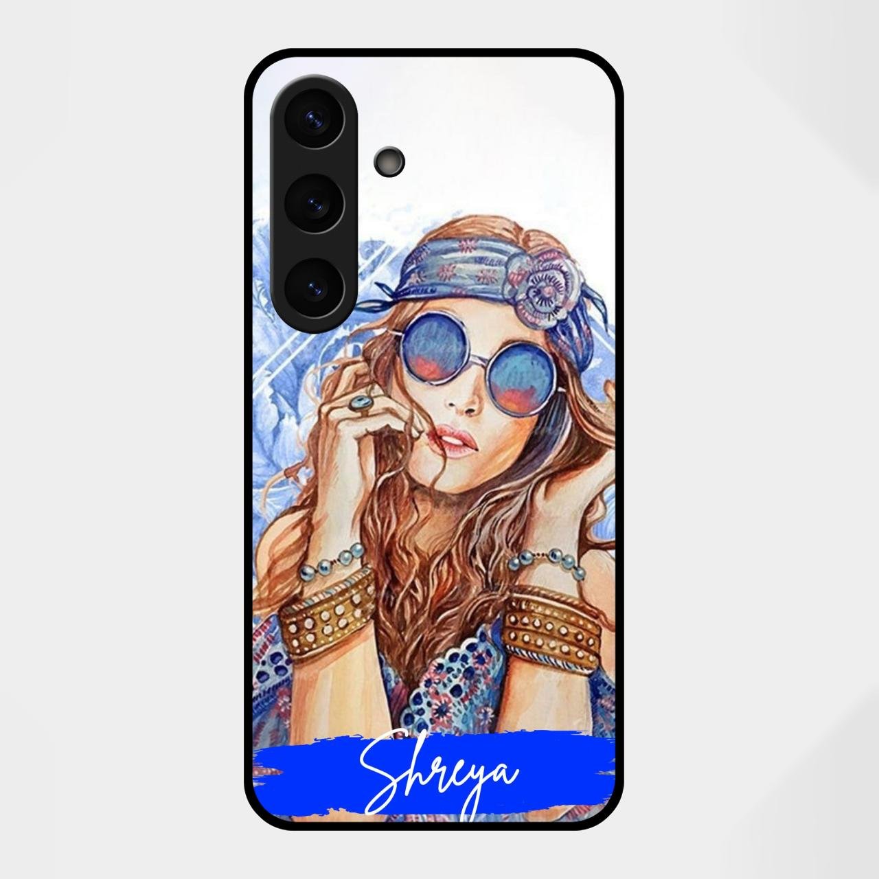 Bindass Babe Customize Glass Case Cover For Samsung Galaxy S25 FE 5G