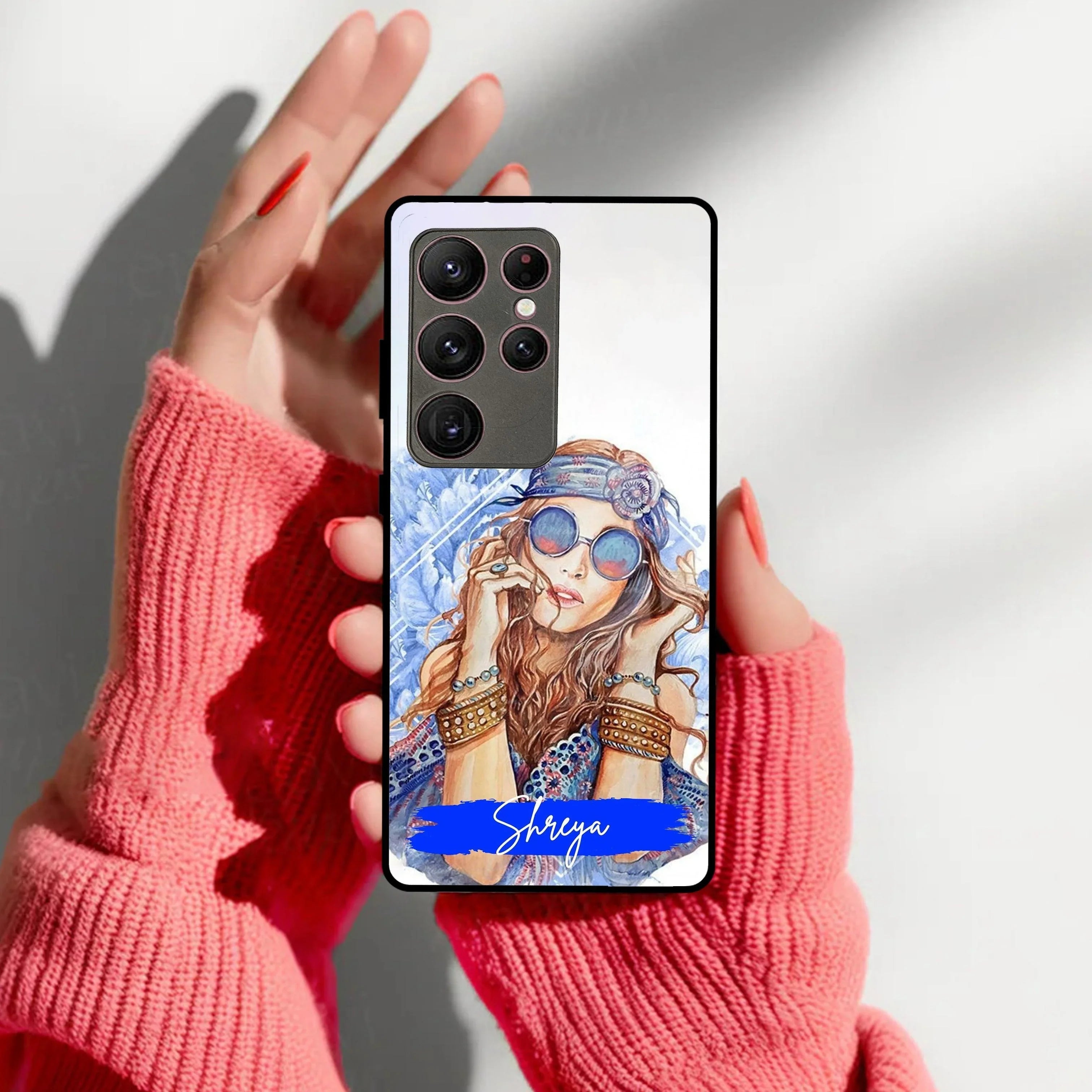 Bindass Babe Customize Glass Case Cover For Samsung - ShopOnCliQ