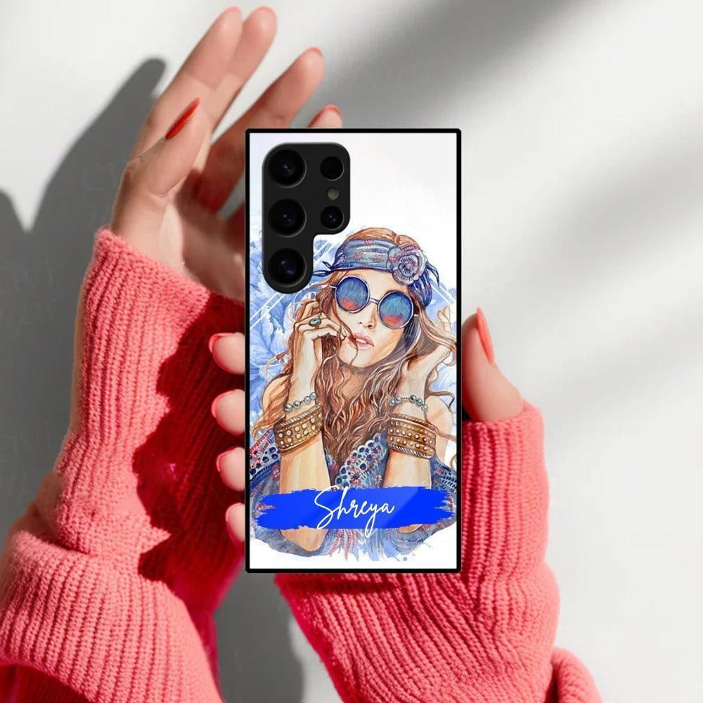 Bindass Babe Customize Glass Case Cover For Samsung - ShopOnCliQ