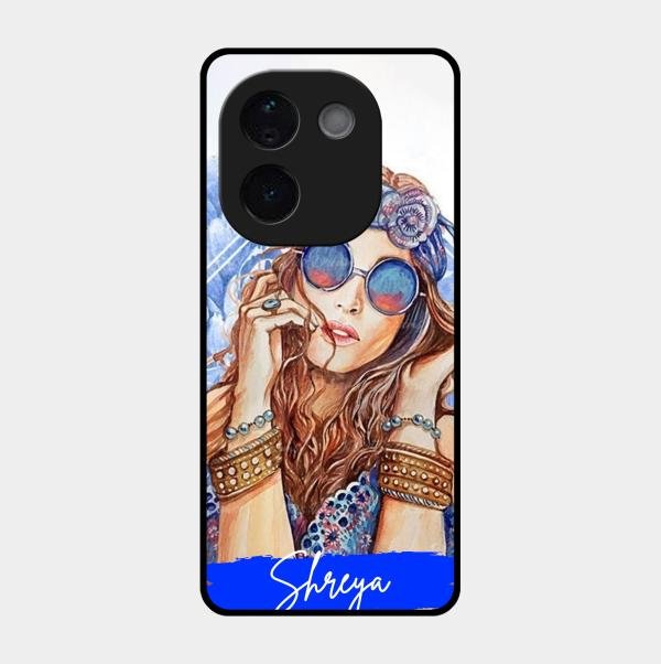 Bindass Babe Customize Glass Case Cover For Vivo T3 Pro 5G