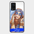 Bindass Babe Customize Glass Case Cover For Vivo V21 5G