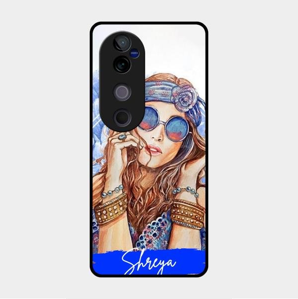 Bindass Babe Customize Glass Case Cover For Vivo V40 Pro 5G