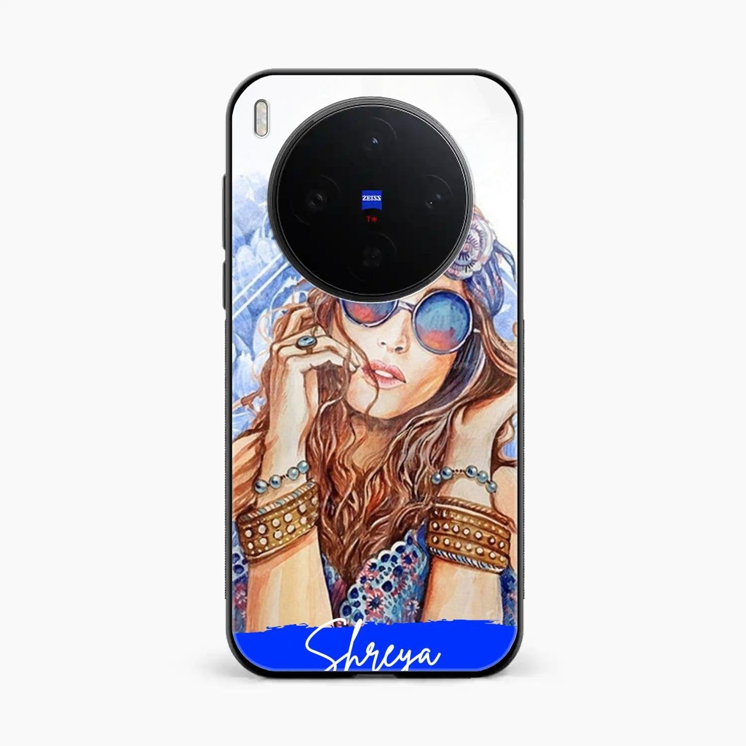 Bindass Babe Customize Glass Case Cover For Vivo X300 5G