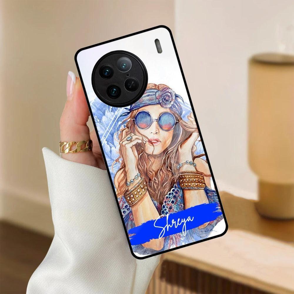 Bindass Babe Customize Glass Case Cover For Vivo - ShopOnCliQ