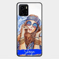 Bindass Babe Customize Glass Case Cover For Vivo Y01