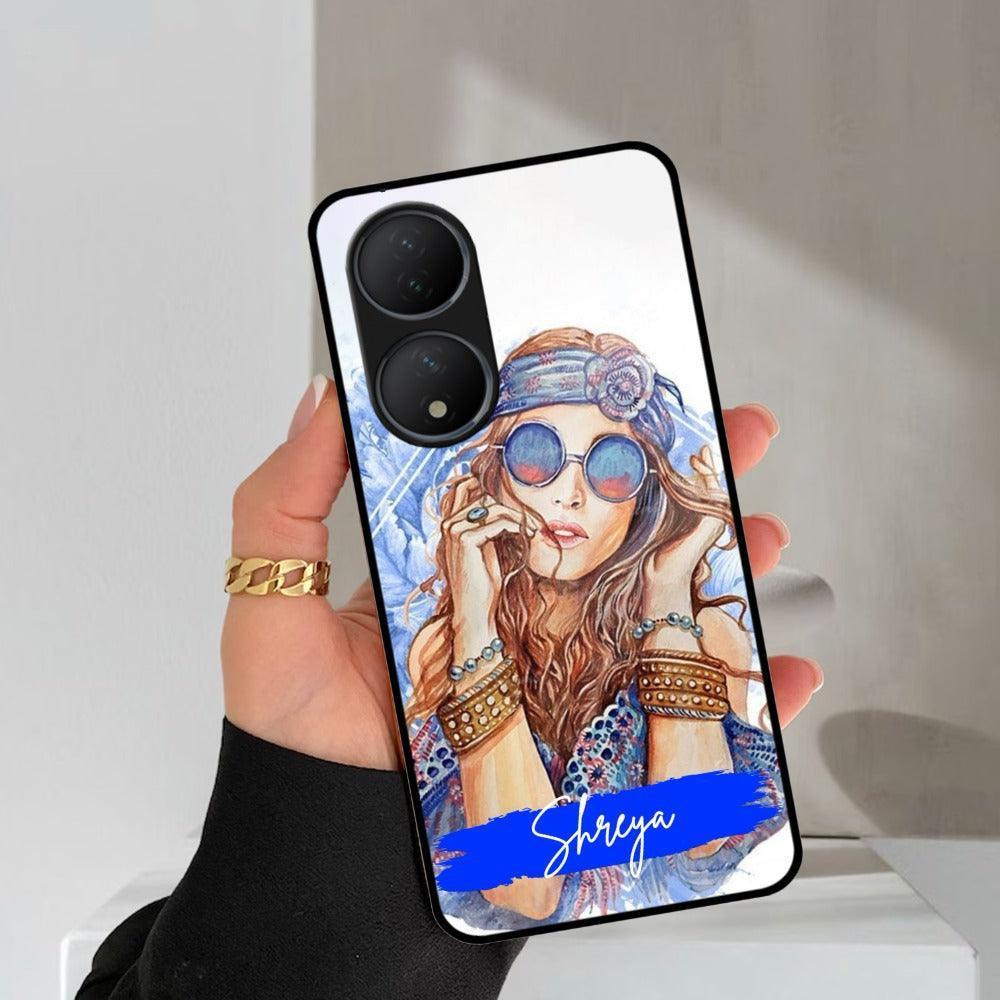 Bindass Babe Customize Glass Case Cover For Vivo - ShopOnCliQ