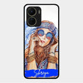 Bindass Babe Customize Glass Case Cover For Vivo Y16