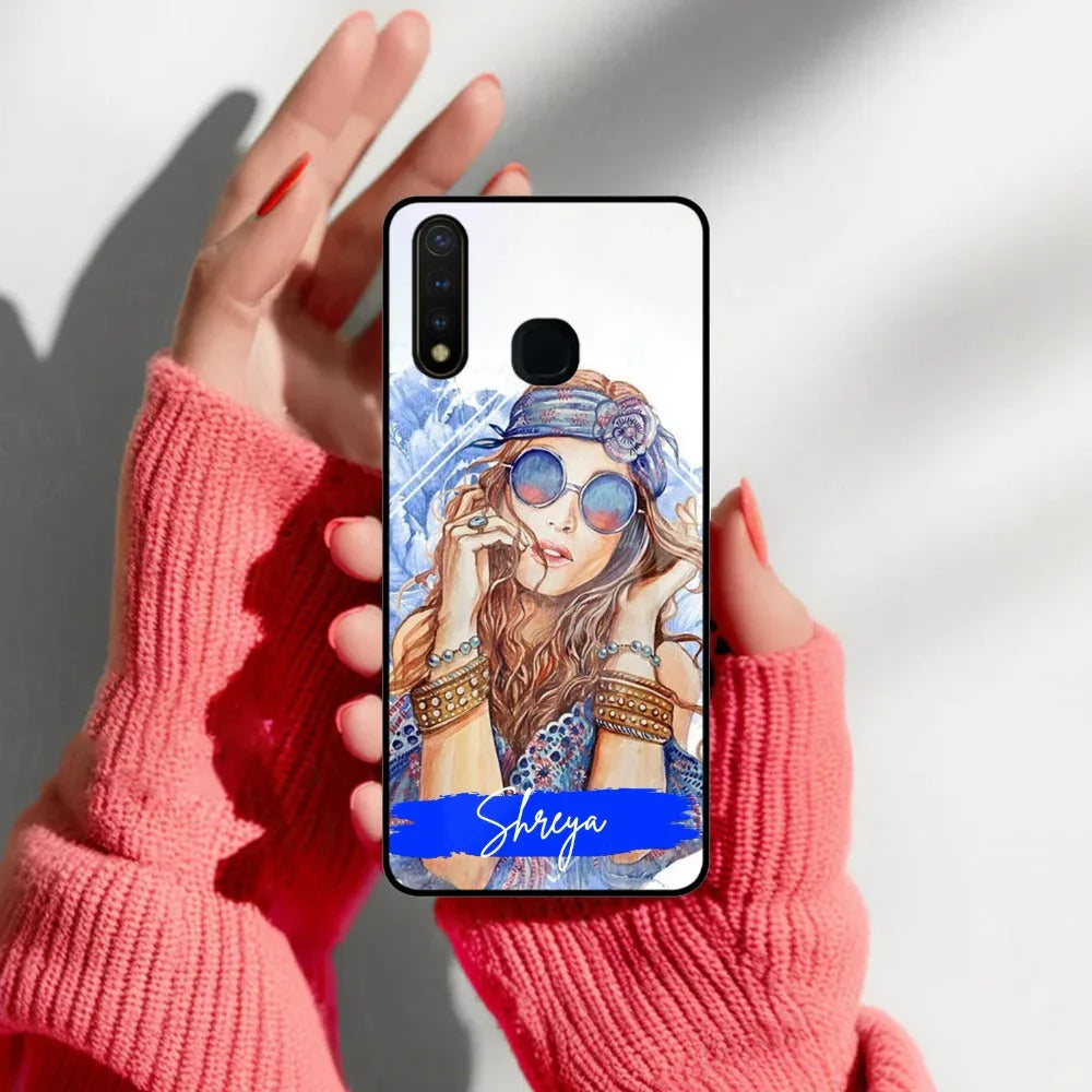 Bindass Babe Customize Glass Case Cover For iQOO - ShopOnCliQ