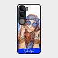 Bindass Babe Customize Glass Case Cover For Vivo Y300 5G