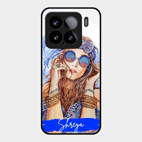 Bindass Babe Customize Glass Case Cover For Xiaomi 15 5G
