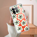 Black and Green Flower Transparent silicon case For iQOO Neo 10 5G