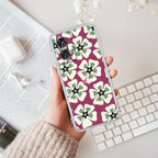 Black and Green Flower Anti Yellow Case For Motorola G85 5G