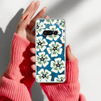 Black and Green Flower Anti Yellow Case For Nothing Phone 3A 5G