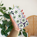 Black and Green Flower Anti Yellow Case For OnePlus 9