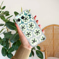 Black and Green Flower Transparent silicon case For OnePlus Nord 4 5G