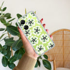 Black and Green Flower Transparent silicon case For OnePlus - ShopOnCliQ