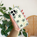Black and Green Flower Anti Yellow Case For Oppo Find X9 Pro 5G