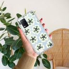 Black and Green Flower Transparent silicon case For Realme 9 Pro 5G