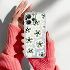 Black and Green Flower Transparent silicon case For Redmi/Xiaomi - ShopOnCliQ