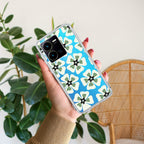 Black and Green Flower Anti Yellow Case For Vivo Y35