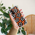 Black and White Flower Transparent Silicon case For Vivo Y75 4G