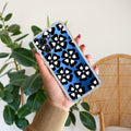 Black and White Flower Transparent Silicon case For Motorola Edge 40 5G