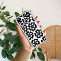 Black and White Flower Anti Yellow Case For Nothing Phone 3