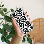 Black and White Flower Anti Yellow Case For Nothing Phone 3